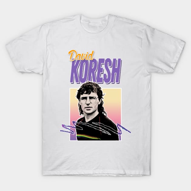 David Koresh - 90s Style Aesthetic Tribute Design T-Shirt by DankFutura